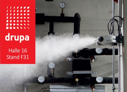 April 2024: Condair Systems auf der drupa - Luftbefeuchtung mit wenig Energiebedarf