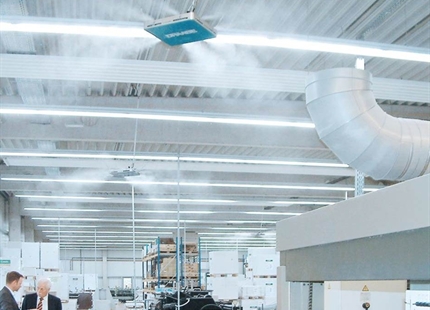 Luftbefeuchtung in der Industrie