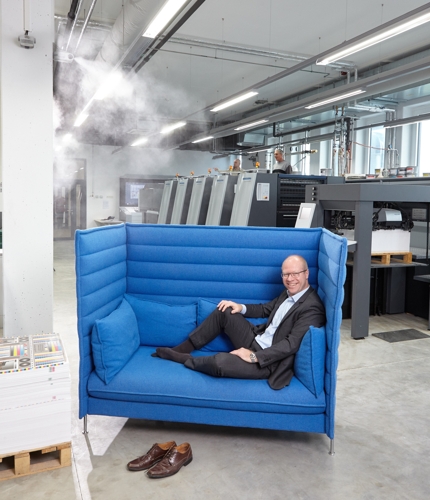 Humidifier for Heidelbergs top performance