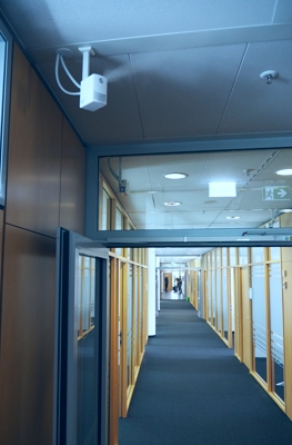 Draabe NanoFog Luftbefeuchtung im Flur bei BHS Draabe NanoFog Luftbefeuchtung im Flur bei BHS
