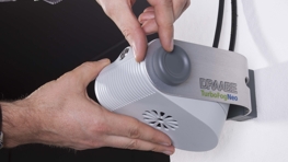 Flexible Positionierungsmöglichkeiten des TurboFogNeo Luftbefeuchters